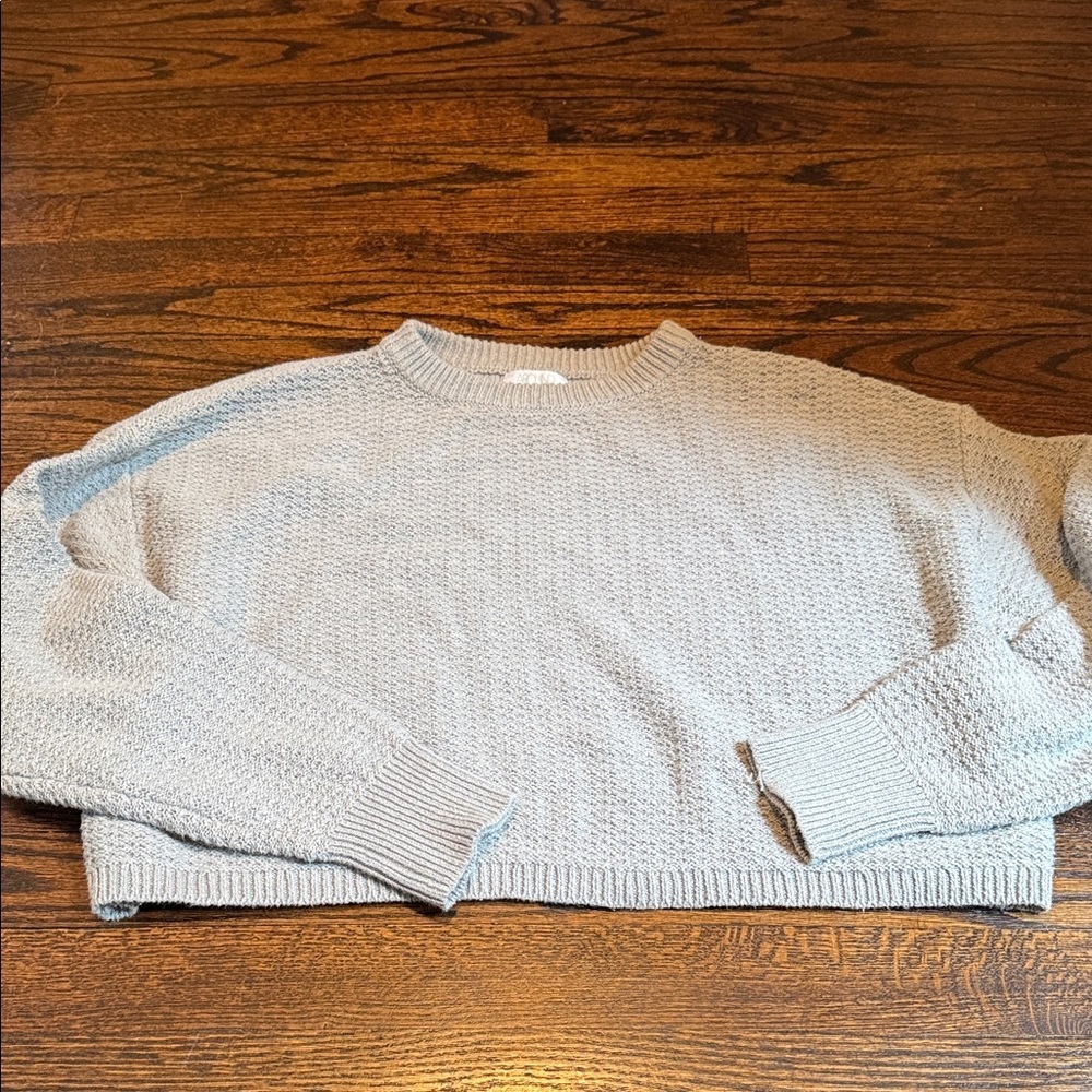 Women's Gray cropped Sweater size large
